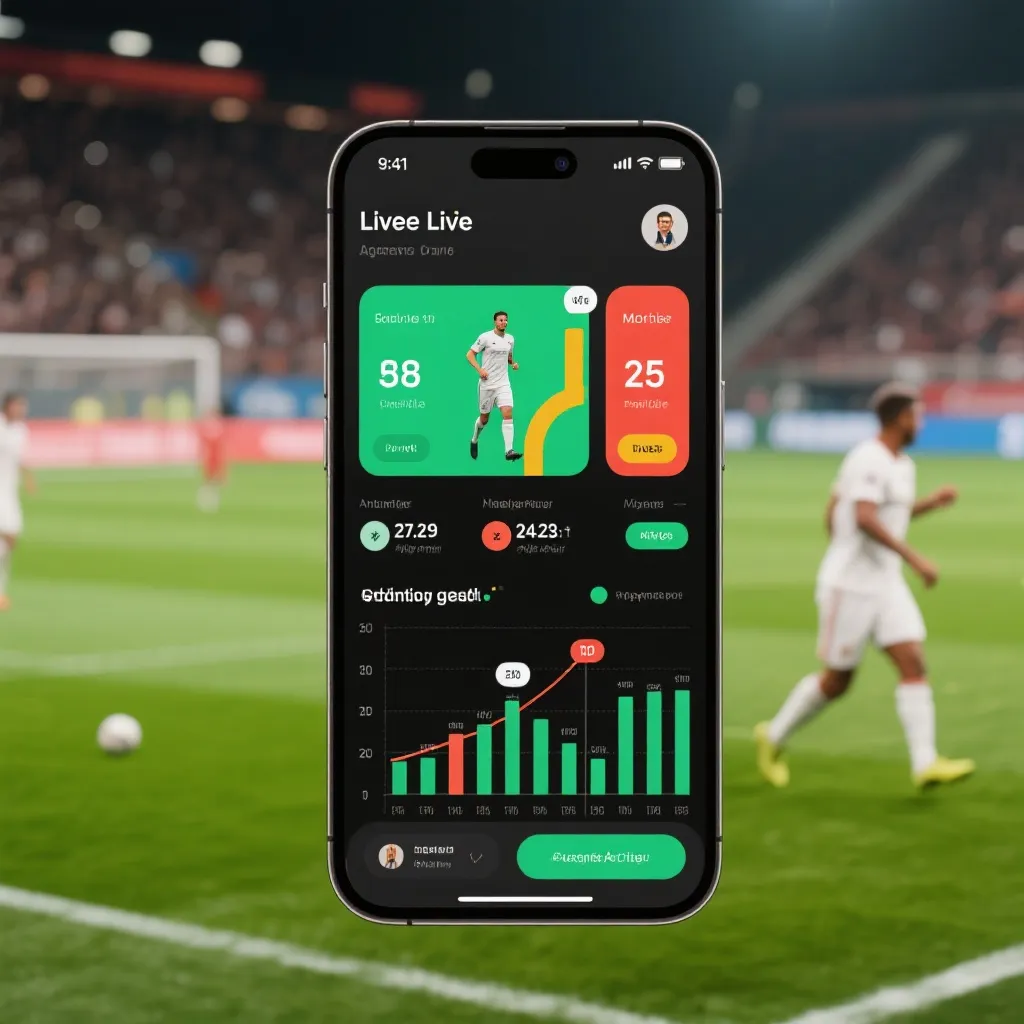 移动端实时赛事数据图表